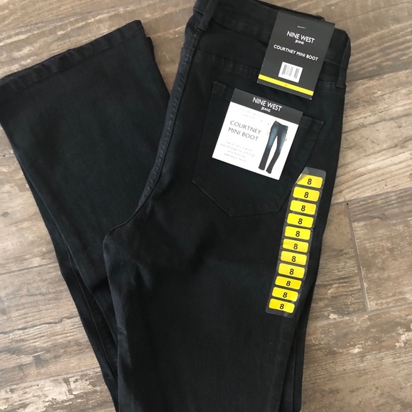 NWT Nine West Courtney Mini Boot Jeans - Picture 5 of 8